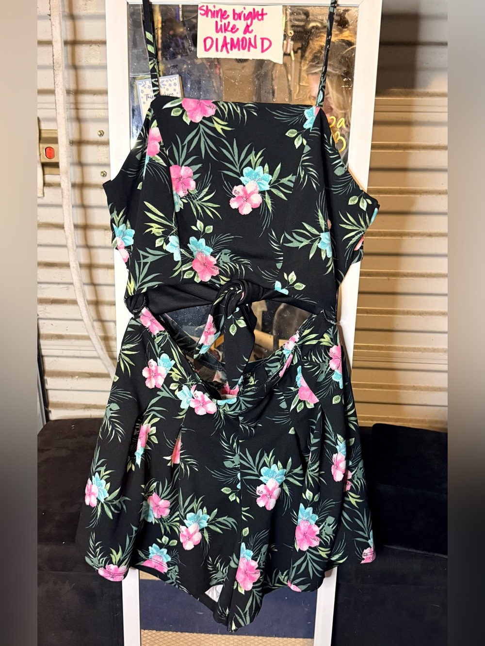 Floral Tie-Back Romper